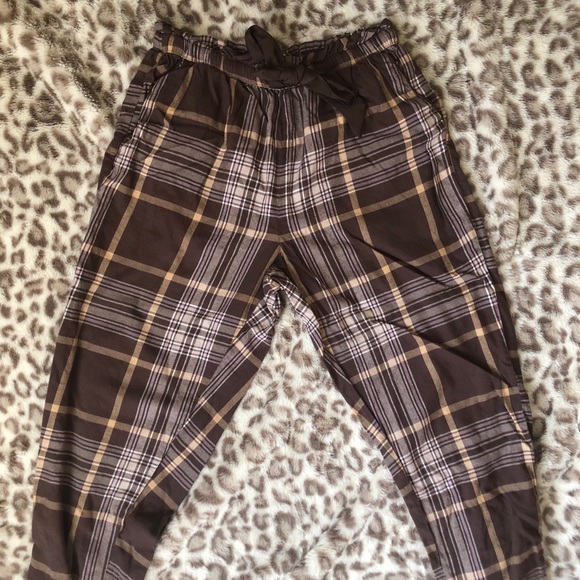 Brown Plaid Pajama pants - Picture 1 of 2